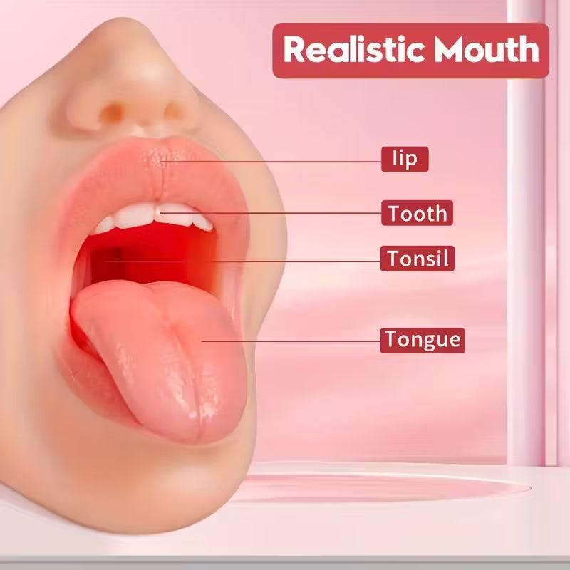 3 in 1 Pocket Pussy | Life Like Mouth, Anal, Vagina Adult Sex Toy