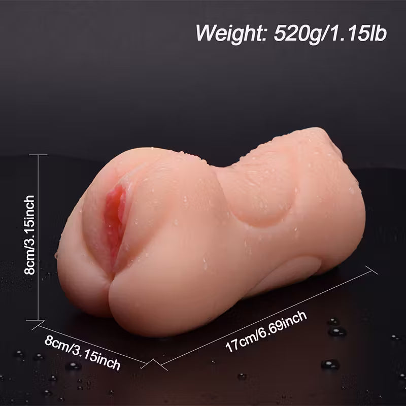 3 in 1 Pocket Pussy | Life Like Mouth, Anal, Vagina Adult Sex Toy